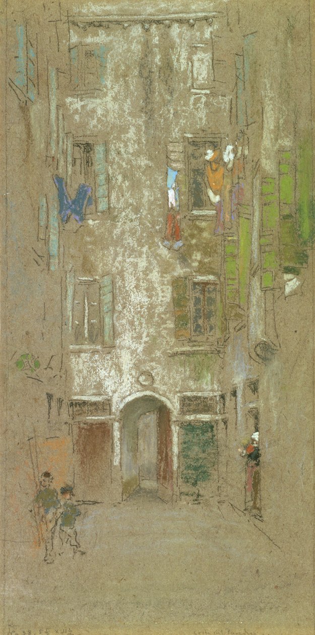 Corte del Paradiso, 1880 von James Abbott McNeill Whistler
