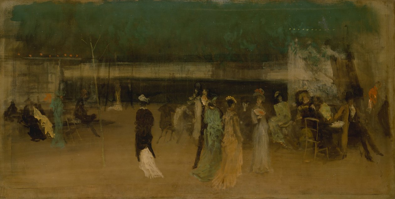 Cremorne Gardens, Nr. 2, ca. 1870-80 von James Abbott McNeill Whistler