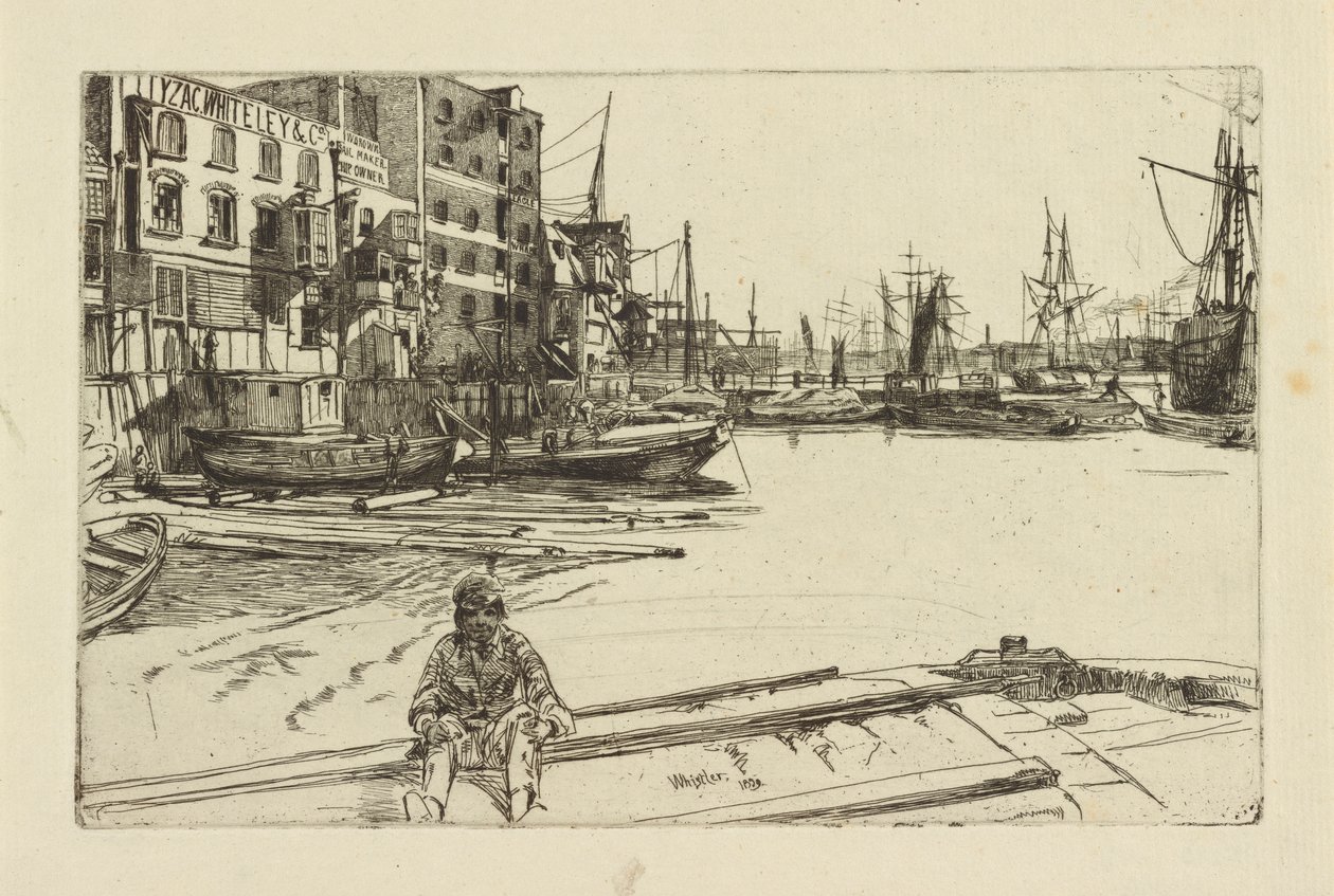 Eagle Wharf Tyzac Whiteley und Co. von James Abbott McNeill Whistler