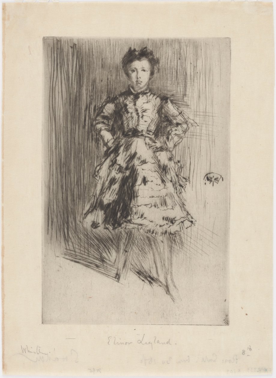 Elinor Leyland, 1873 von James Abbott McNeill Whistler