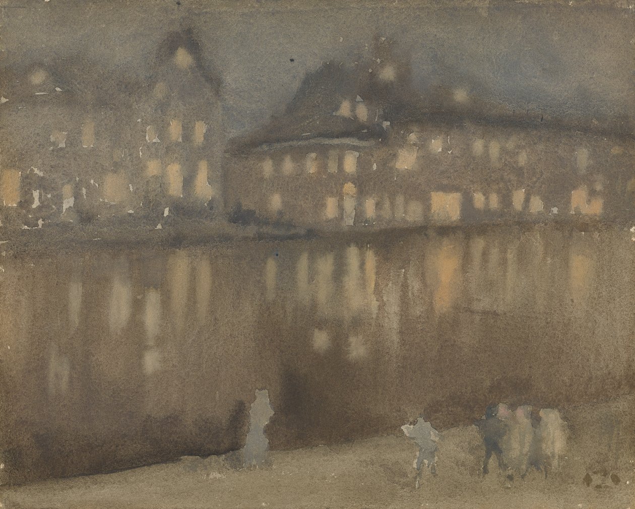 Großer Kanal, Amsterdam, Nocturne von James Abbott McNeill Whistler