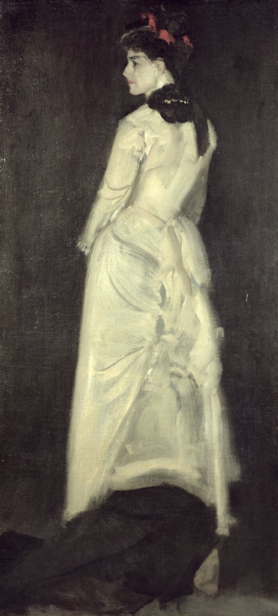 Harmonie in Fleischfarbe und Schwarz: Porträt von Miss Louise Jopling (1843-1933) von James Abbott McNeill Whistler