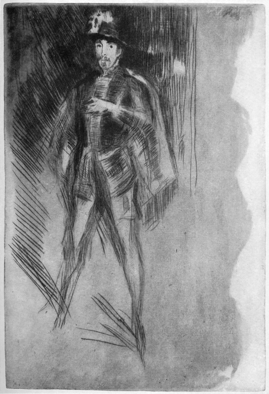 Henry Irving 1838-1905 als Philipp von Spanien, 19. Jahrhundert 1904 von James Abbott McNeill Whistler