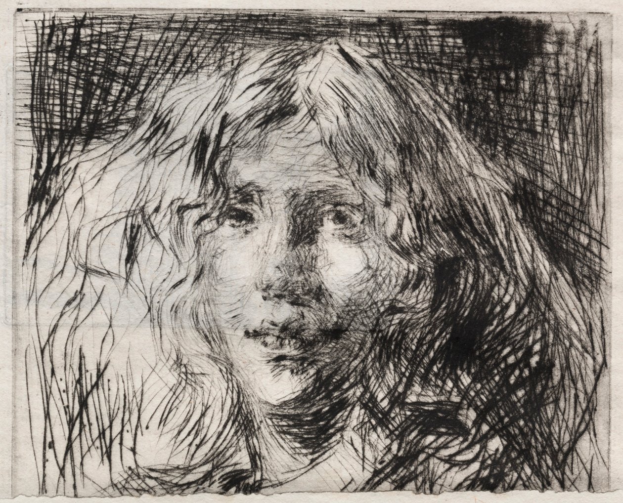 Joanna Hefferman, La Belle Irlandaise, 1866 von James Abbott McNeill Whistler