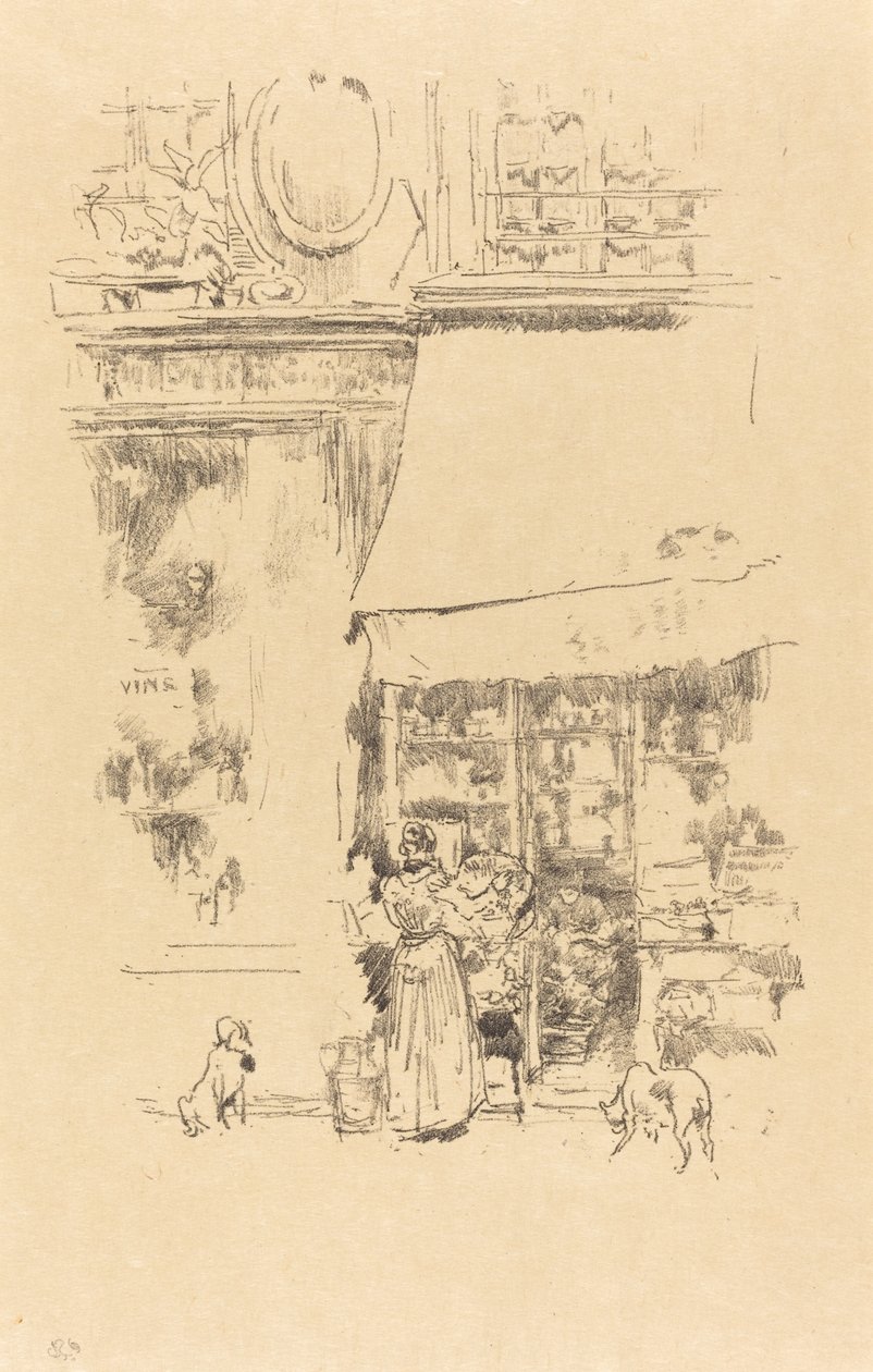 La Fruitière de la rue de Grenelle, 1894 von James Abbott McNeill Whistler