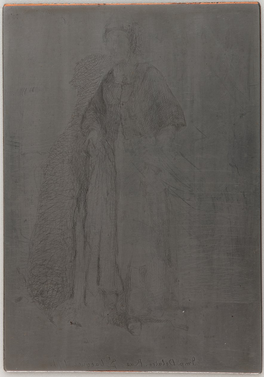 La Mere Gerard. Eine der zwölf Radierungen aus der Natur, 1857-1858 von James Abbott McNeill Whistler