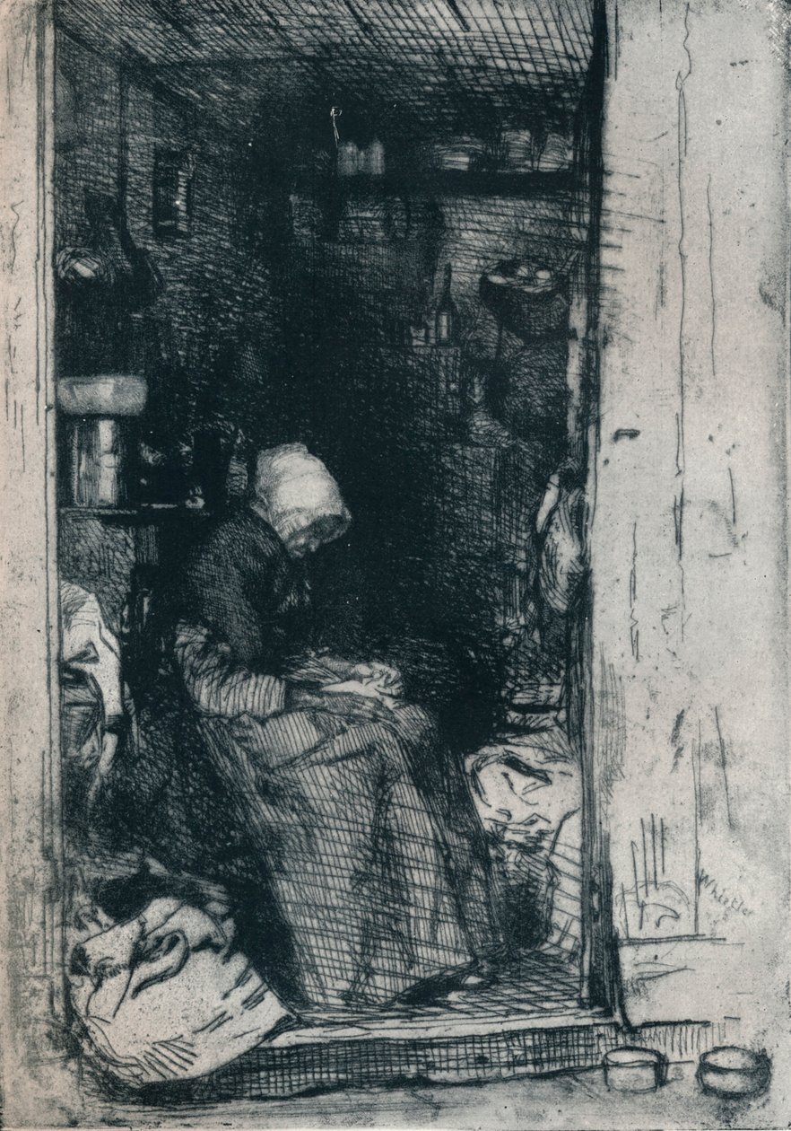 La Vieille aux Loques, 1858 1903-1904 von James Abbott McNeill Whistler