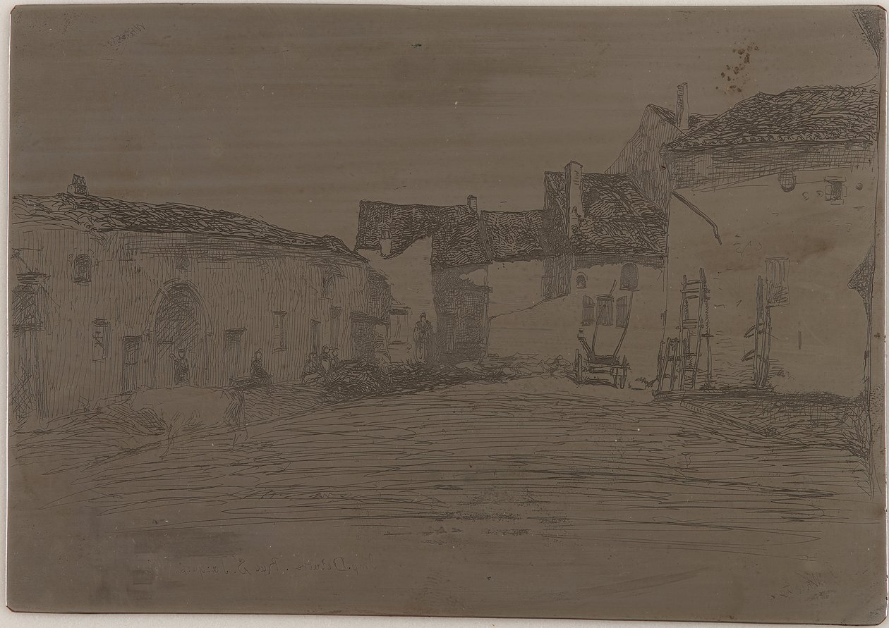 Liverdun. Eine der zwölf Radierungen aus der Natur, 1858 von James Abbott McNeill Whistler