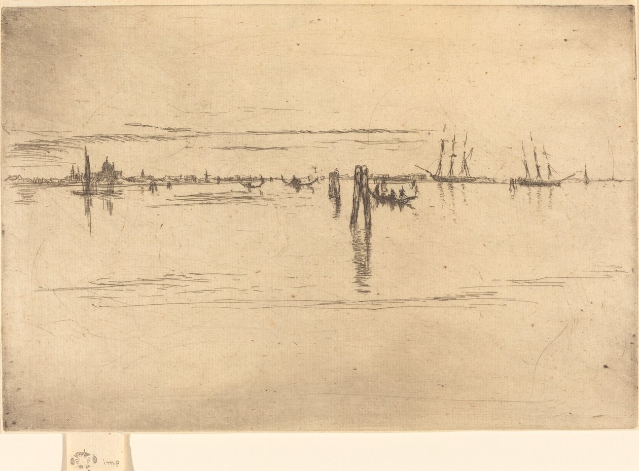 Lange Lagune, 1880 von James Abbott McNeill Whistler