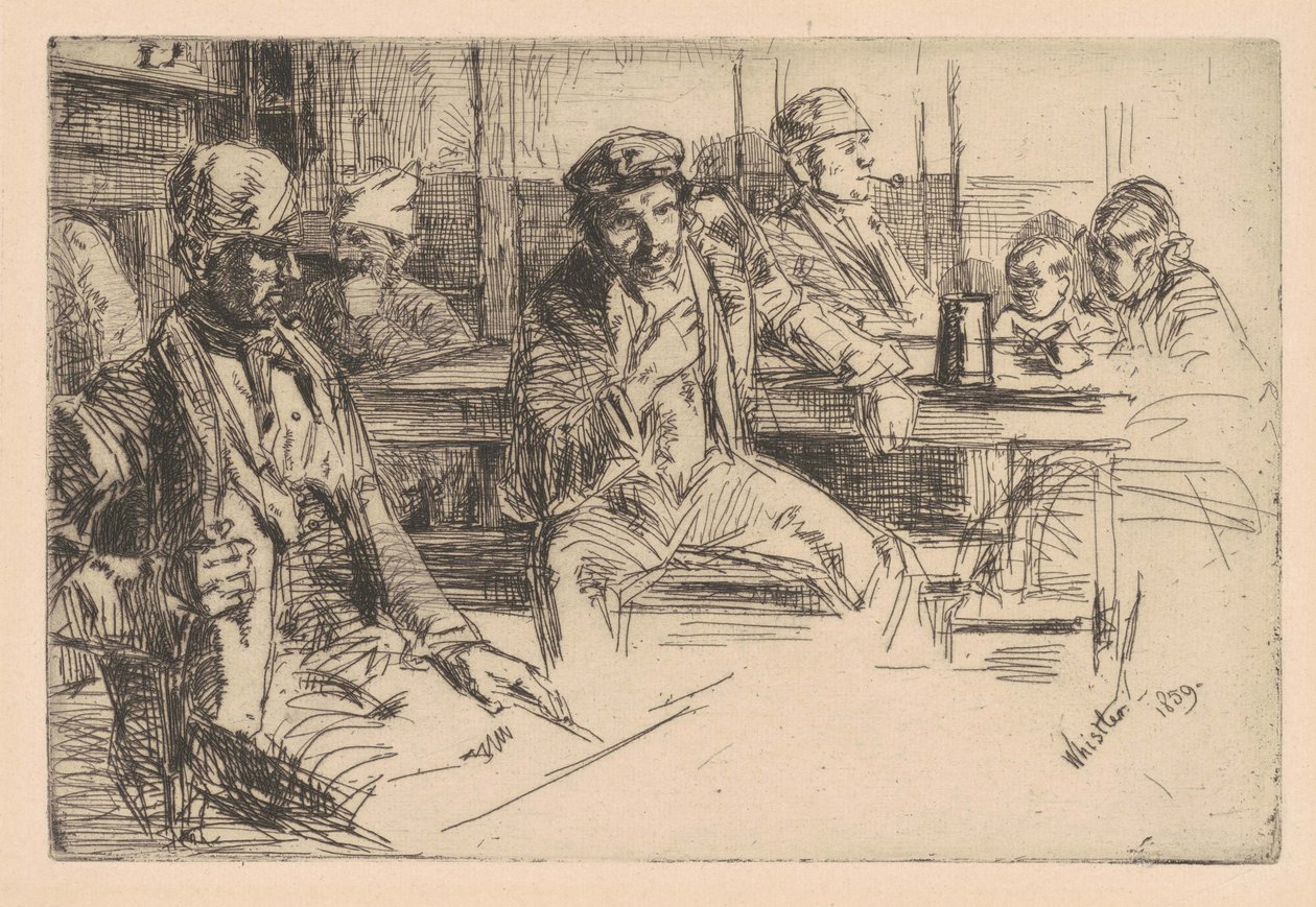 Hafenarbeiter, 1859 von James Abbott McNeill Whistler