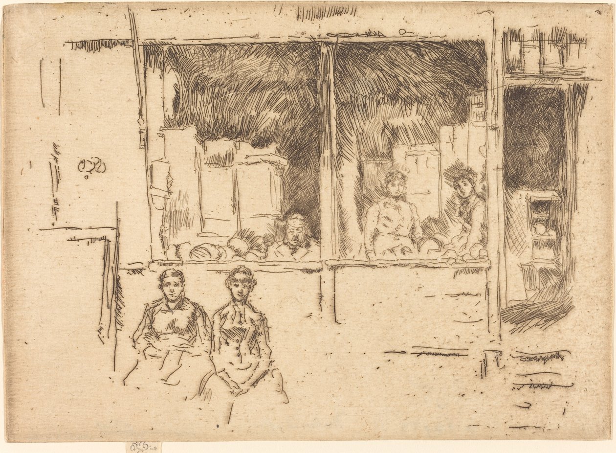 Melonenladen, Hounsditch, ca. 1886-1888 von James Abbott McNeill Whistler