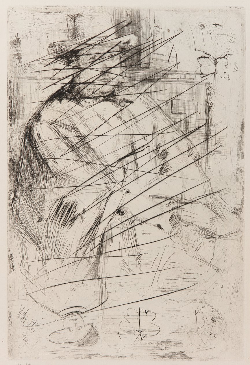 Porträt eines Mannes, 1860 von James Abbott McNeill Whistler