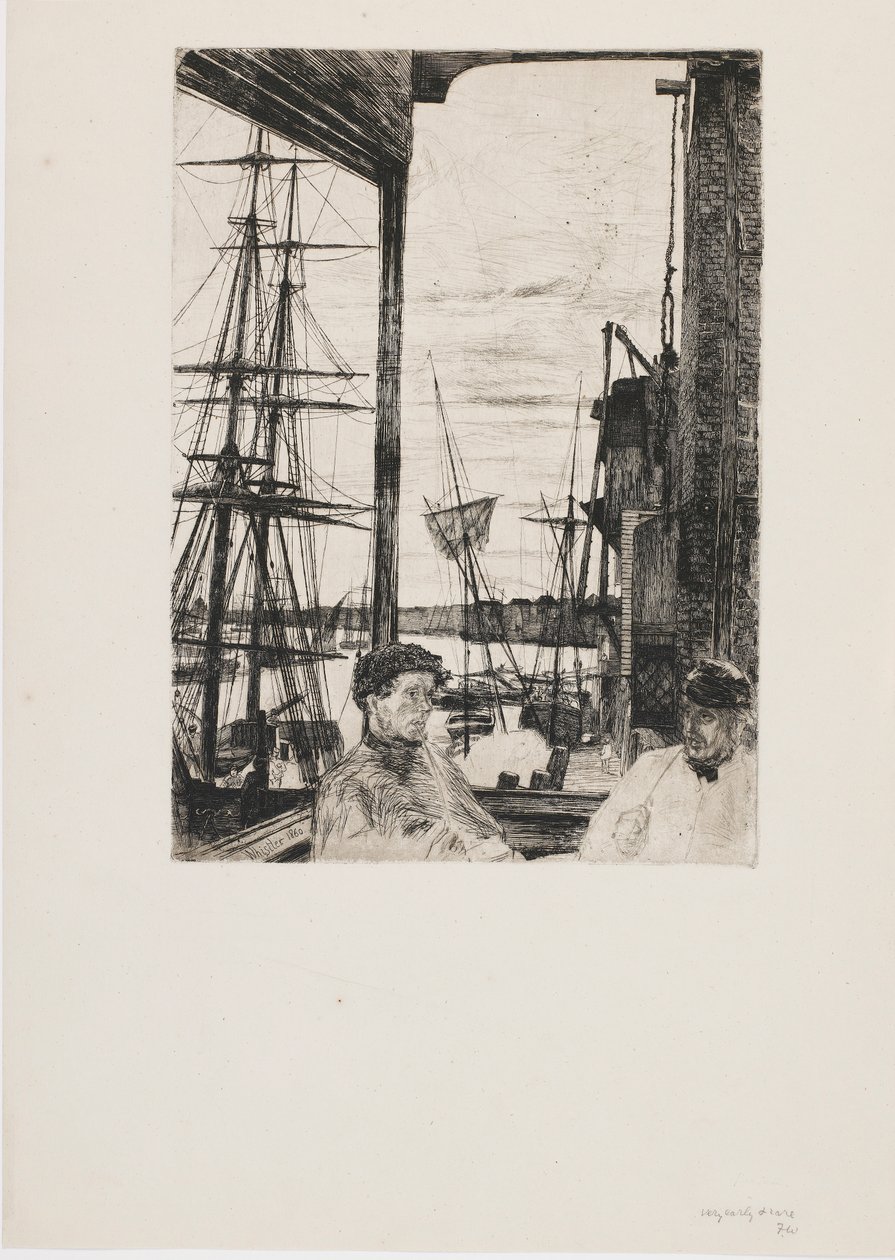 Rotherhithe, 1860 von James Abbott McNeill Whistler