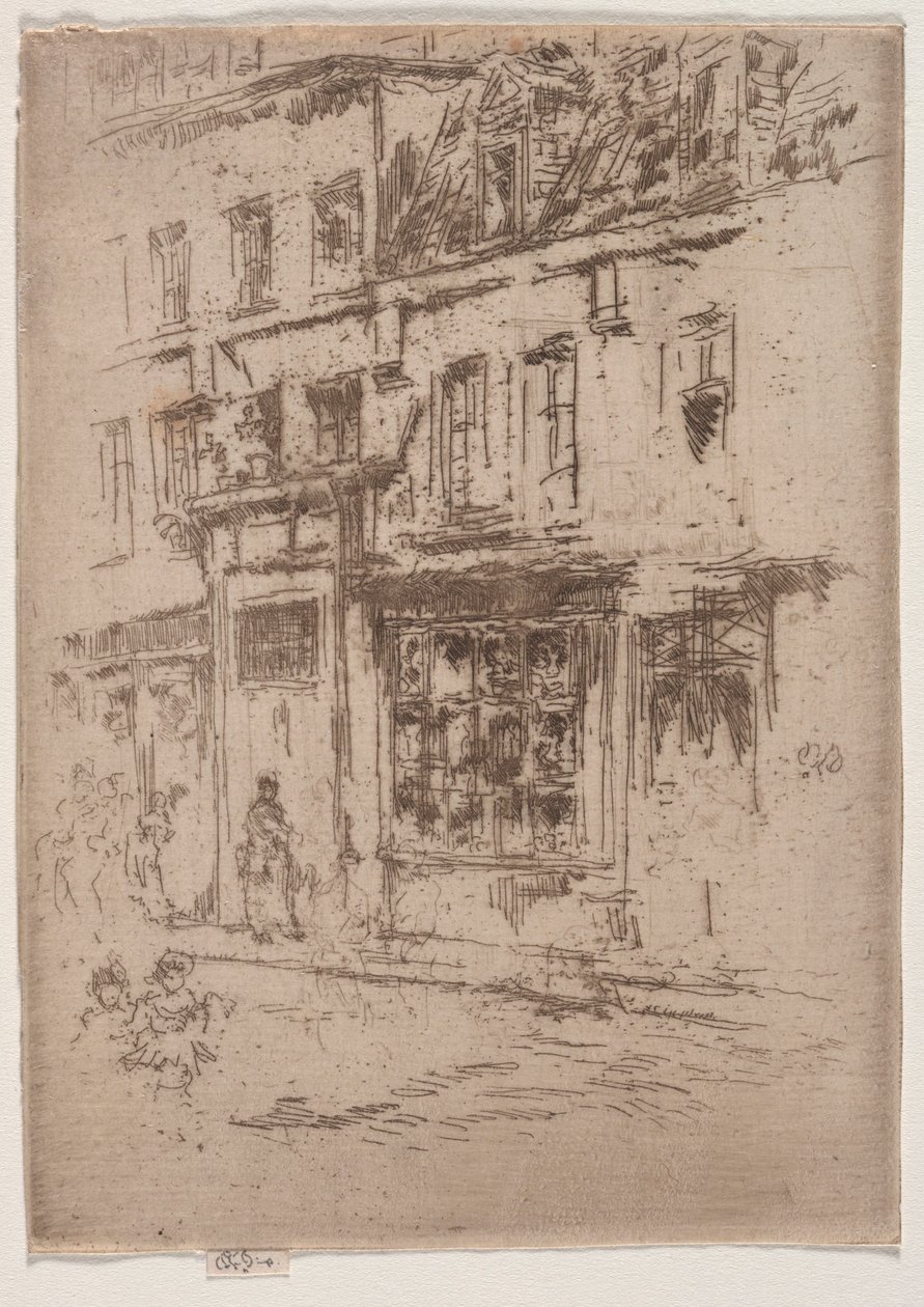 Rue du Buerre, Brüssel von James Abbott McNeill Whistler