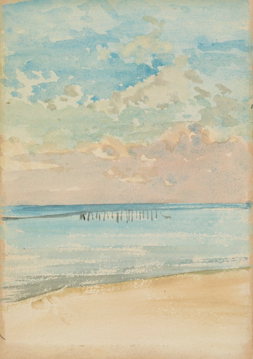 Southend - Sonnenuntergang, 1882-1884 von James Abbott McNeill Whistler
