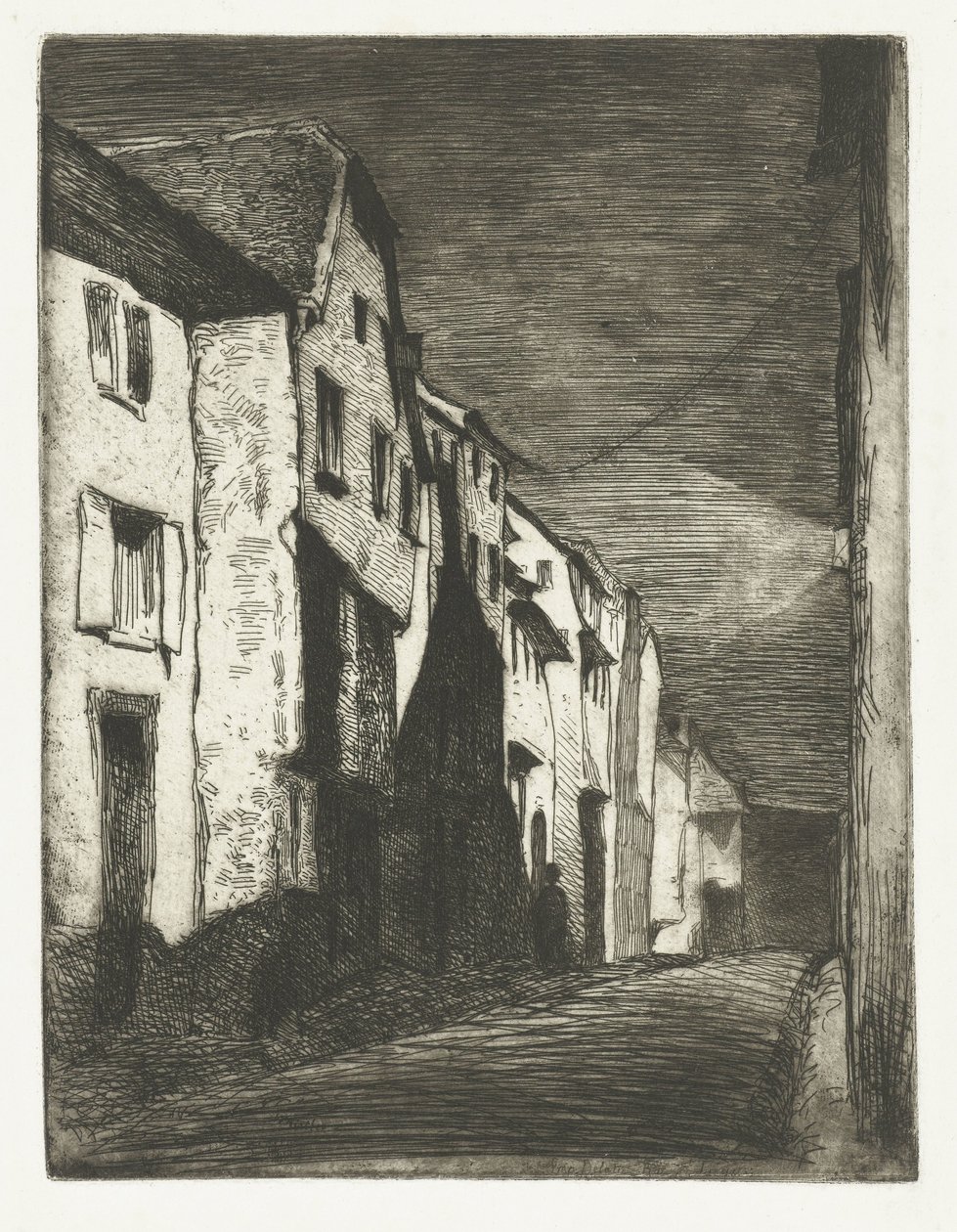 Straße in Saverne von James Abbott McNeill Whistler