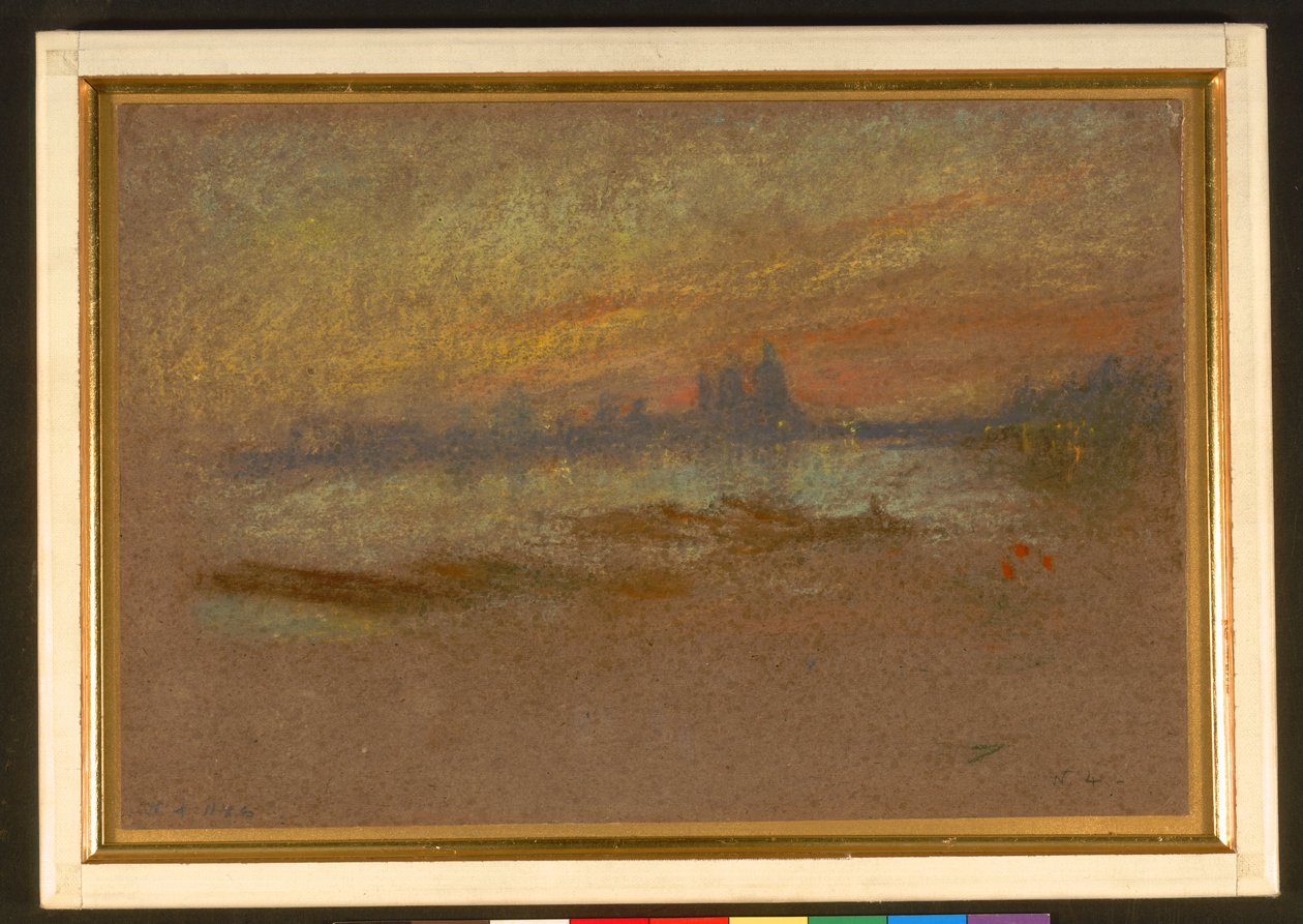 Sonnenuntergang; Rot und Gold-Salut von James Abbott McNeill Whistler