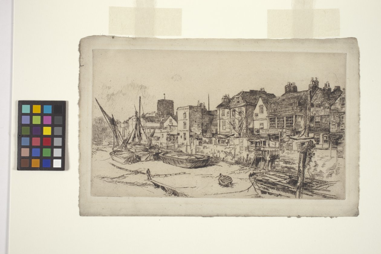 Die "Adam und Eva", Old Chelsea von James Abbott McNeill Whistler