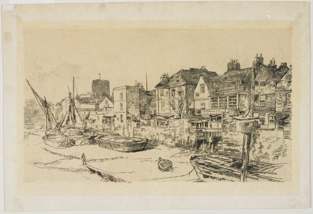 Adam und Eva, Old Chelsea von James Abbott McNeill Whistler