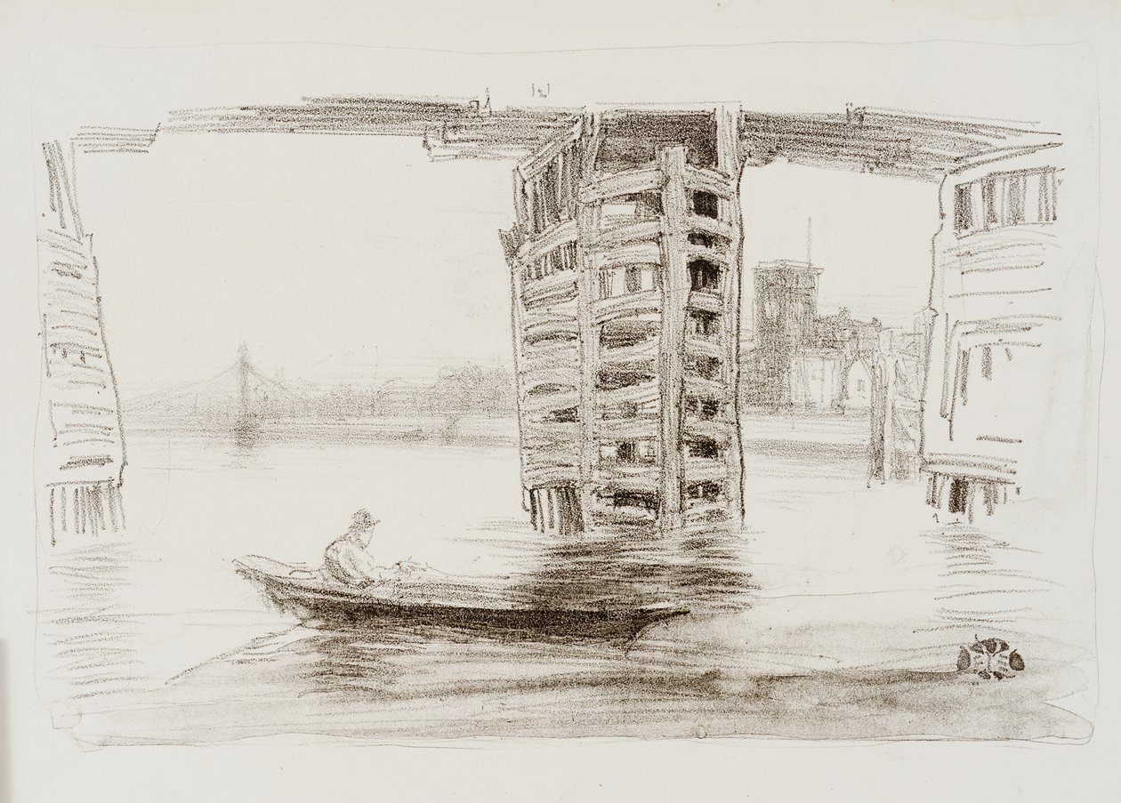 Die breite Brücke von James Abbott McNeill Whistler
