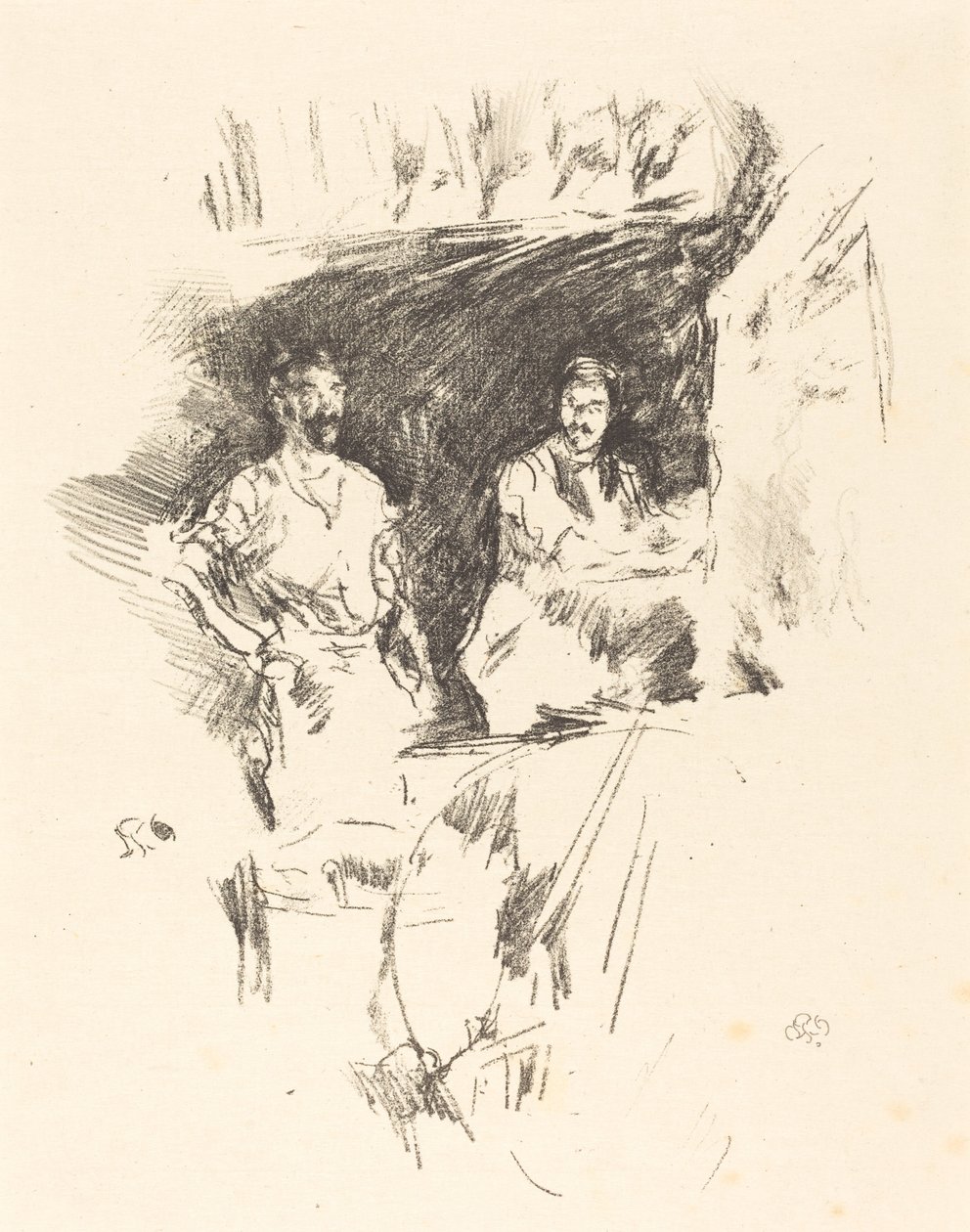 Die Brüder, 1895-1896 von James Abbott McNeill Whistler