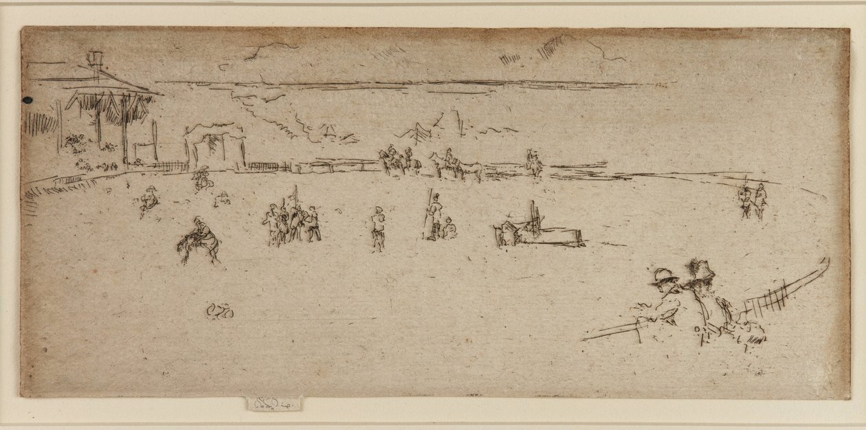 Das bockende Pferd, Wilder Westen, 1887 von James Abbott McNeill Whistler