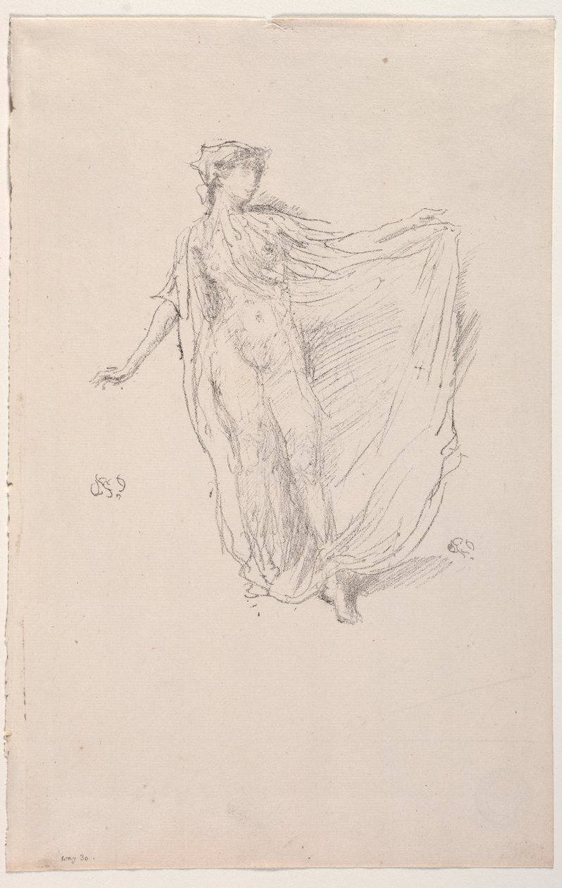 Das tanzende Mädchen, 1890 von James Abbott McNeill Whistler