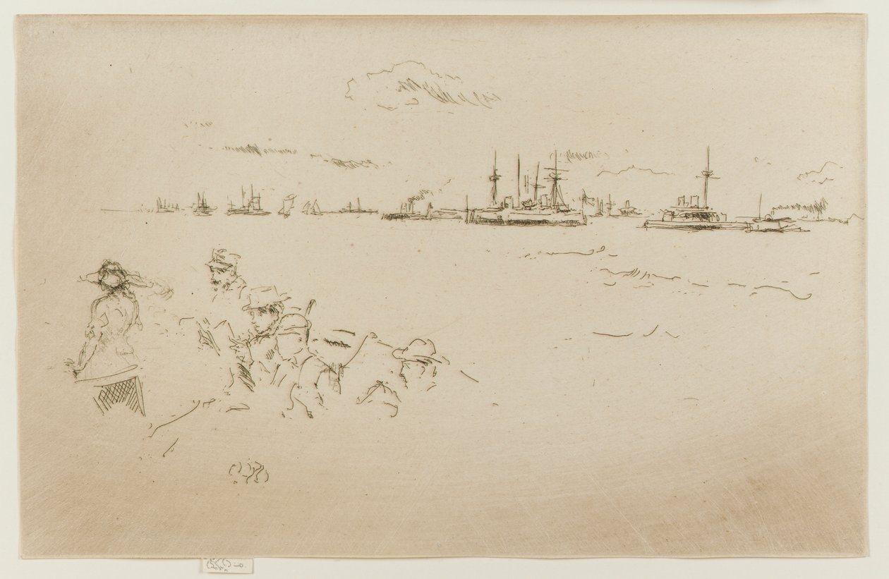 Die Flotte: Monitore, 1887 von James Abbott McNeill Whistler