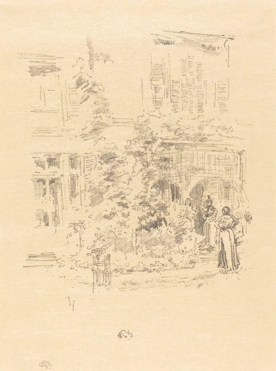 Die Gartenveranda, 1894 von James Abbott McNeill Whistler