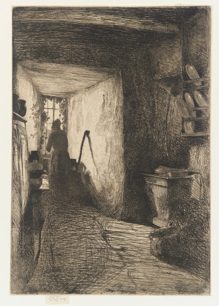 Die Küche, 1858 von James Abbott McNeill Whistler