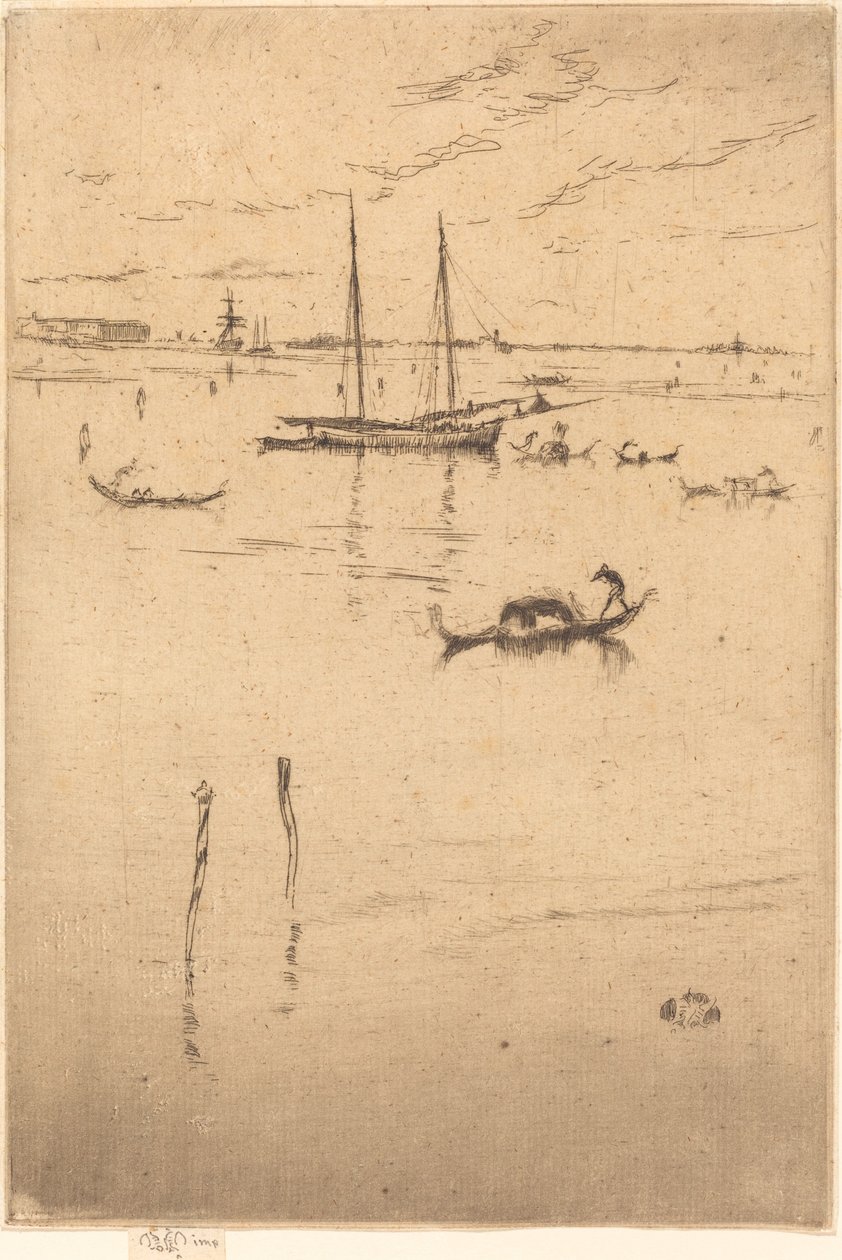 Die kleine Lagune von James Abbott McNeill Whistler