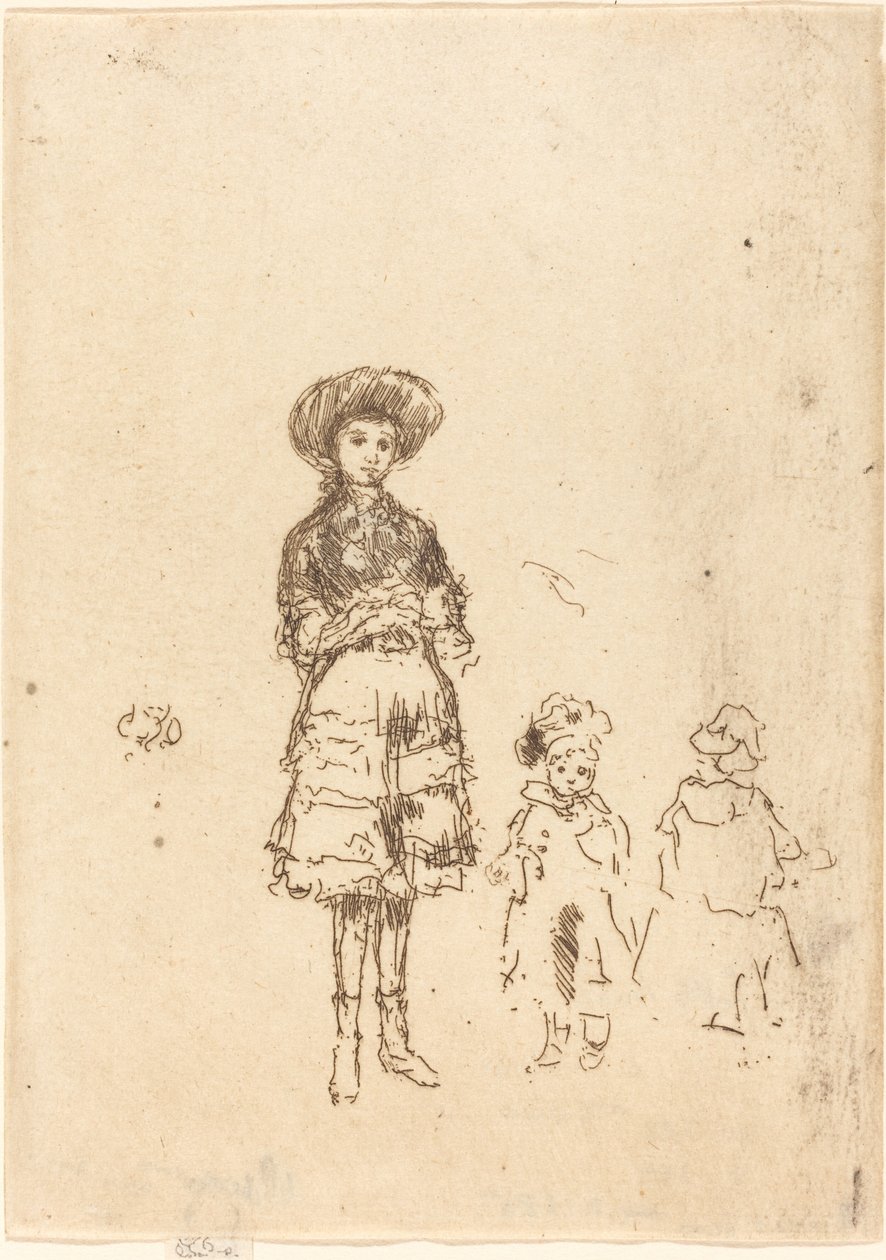 Die kleine Krankenschwester, ca. 1886-1888 von James Abbott McNeill Whistler