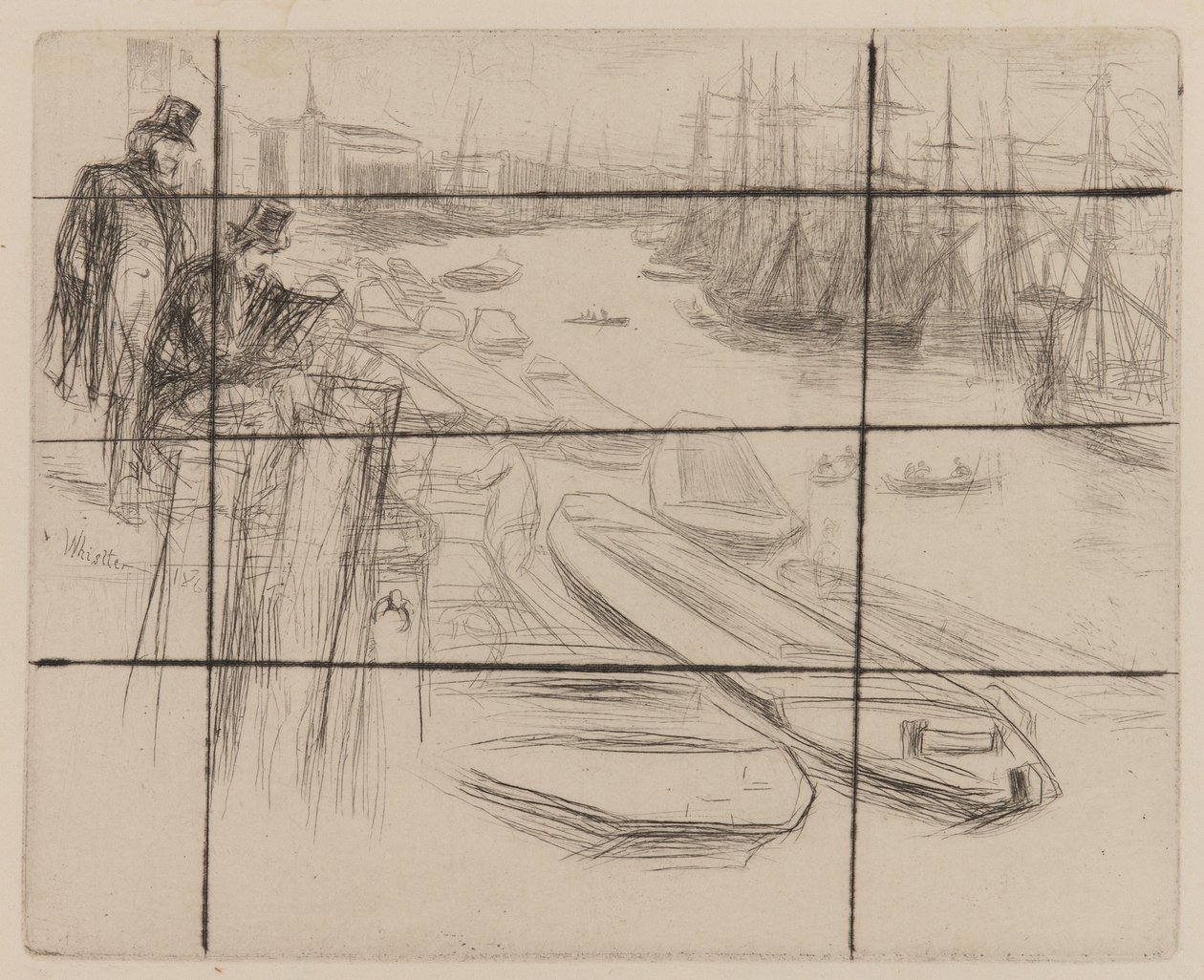 Der kleine Teich, 1861 von James Abbott McNeill Whistler
