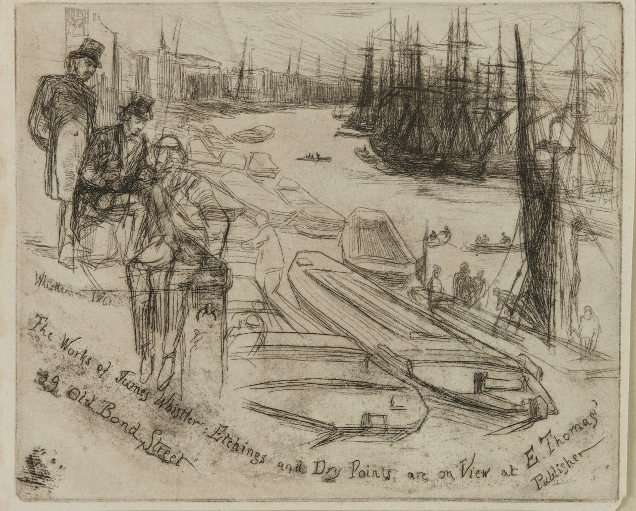 Der kleine Teich, 1861 von James Abbott McNeill Whistler