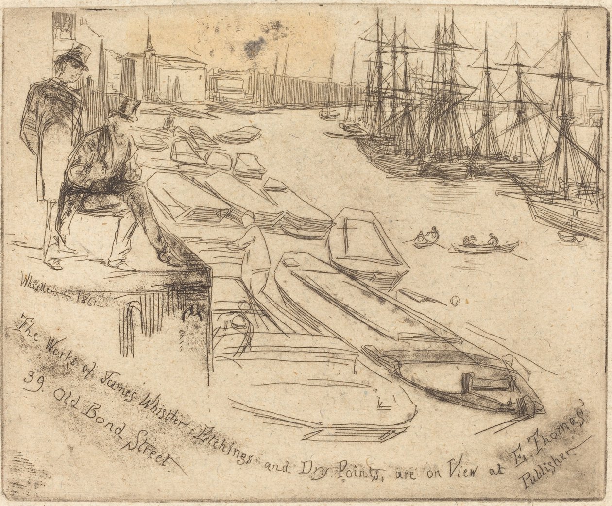 Der Kleine Teich, 1861 von James Abbott McNeill Whistler