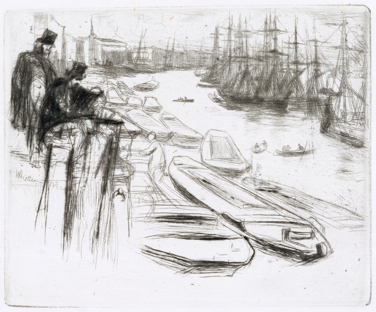 Der kleine Teich, Nr. 1 von James Abbott McNeill Whistler