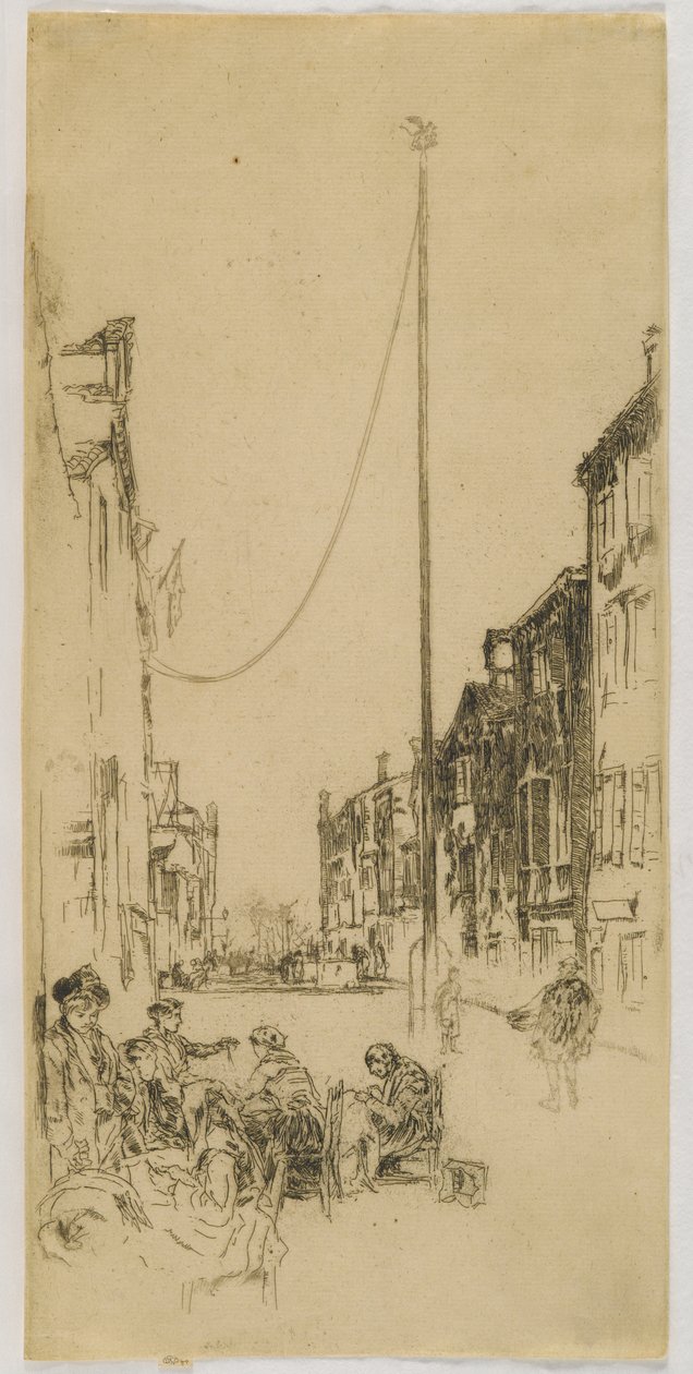 Der Mast, 1880 von James Abbott McNeill Whistler