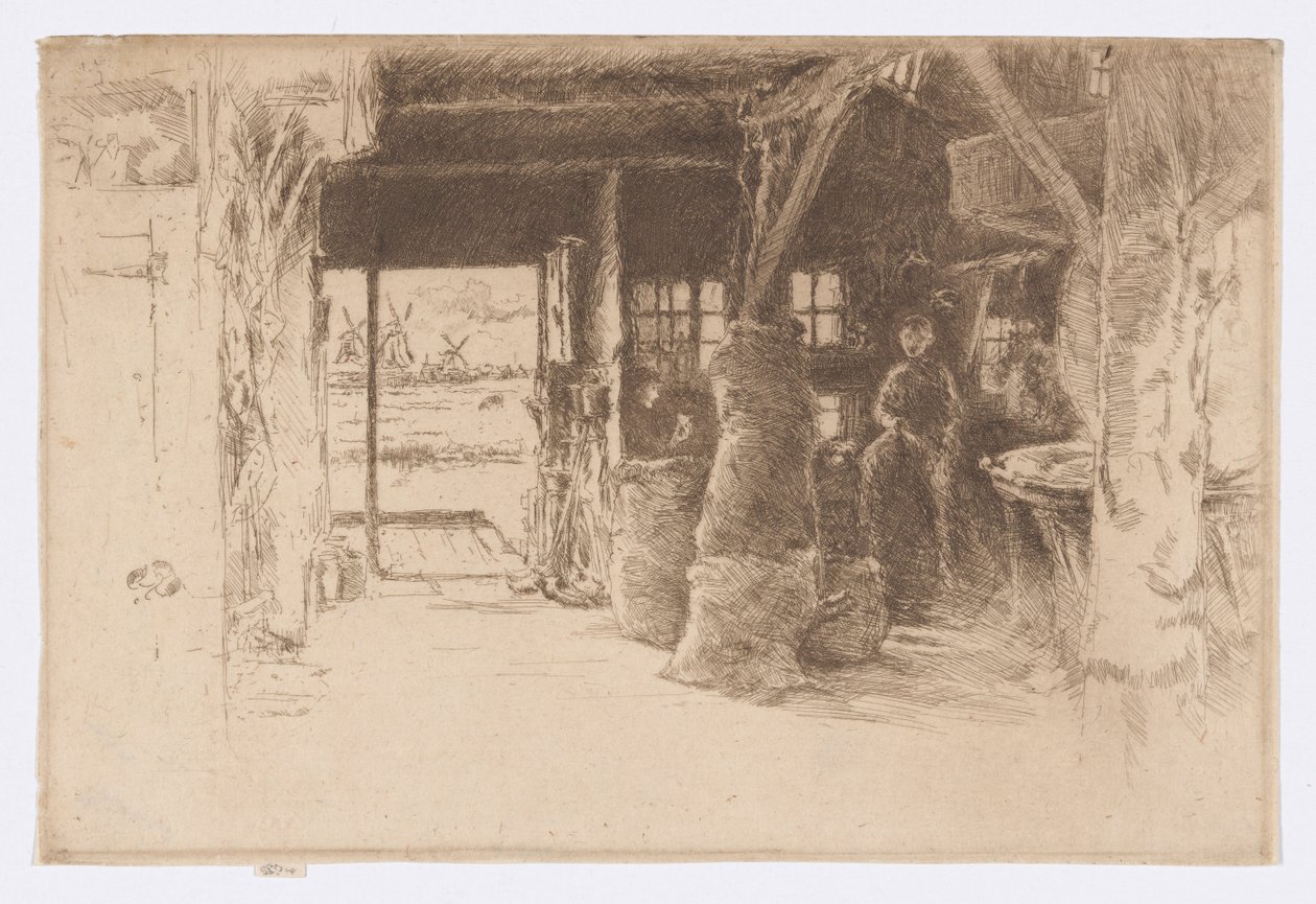 Die Mühle von James Abbott McNeill Whistler