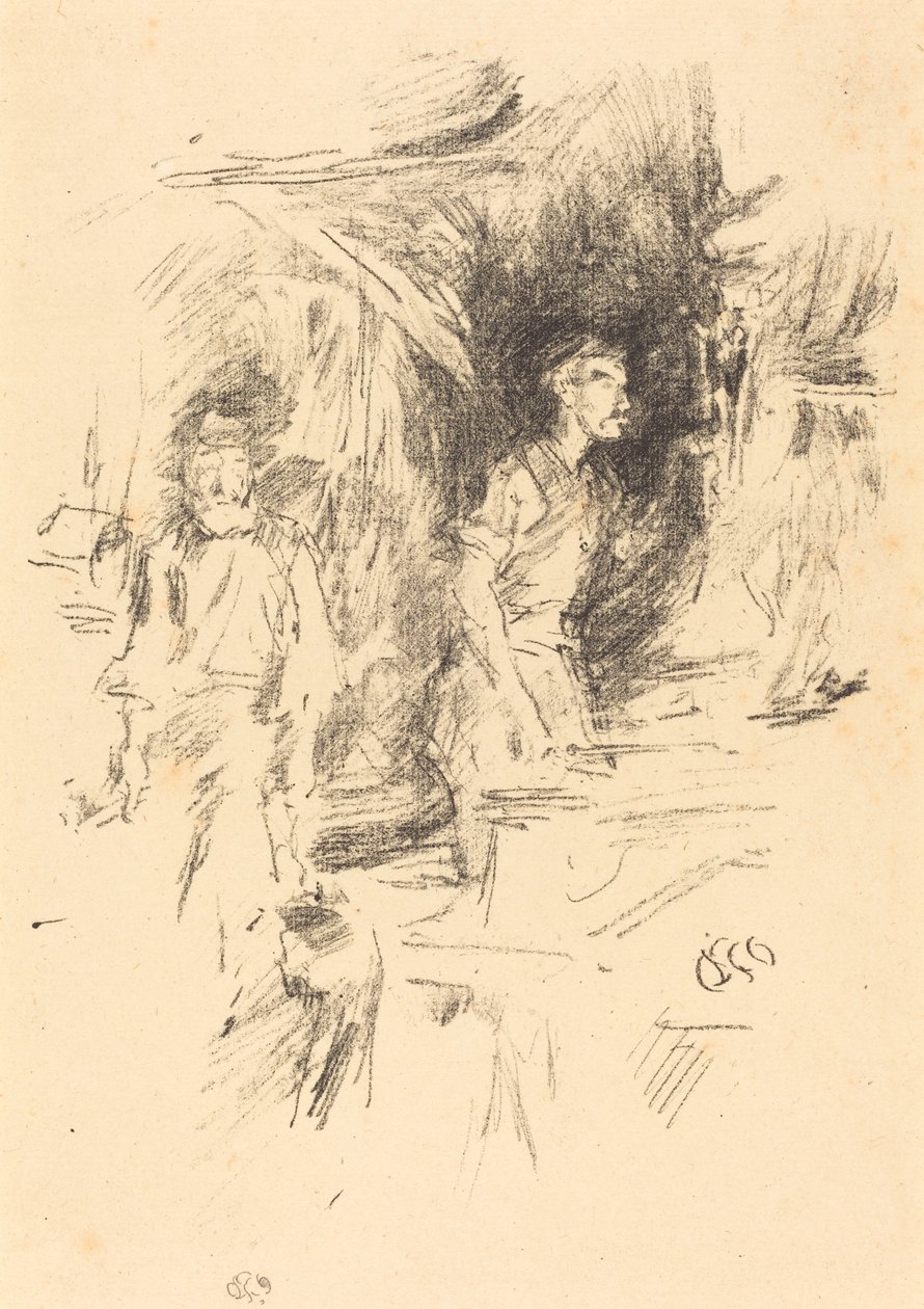 Die Geschichte des alten Schmieds, 1895 von James Abbott McNeill Whistler