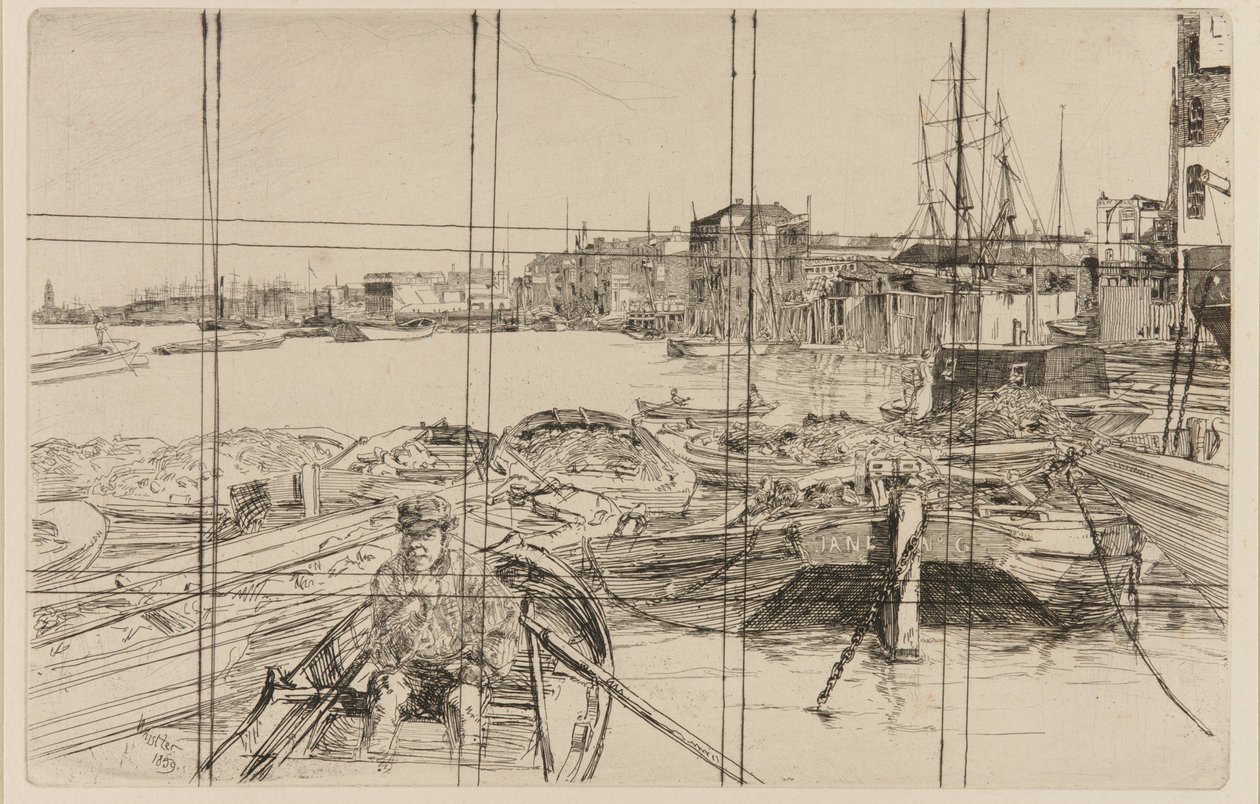 Der Teich, 1859 von James Abbott McNeill Whistler