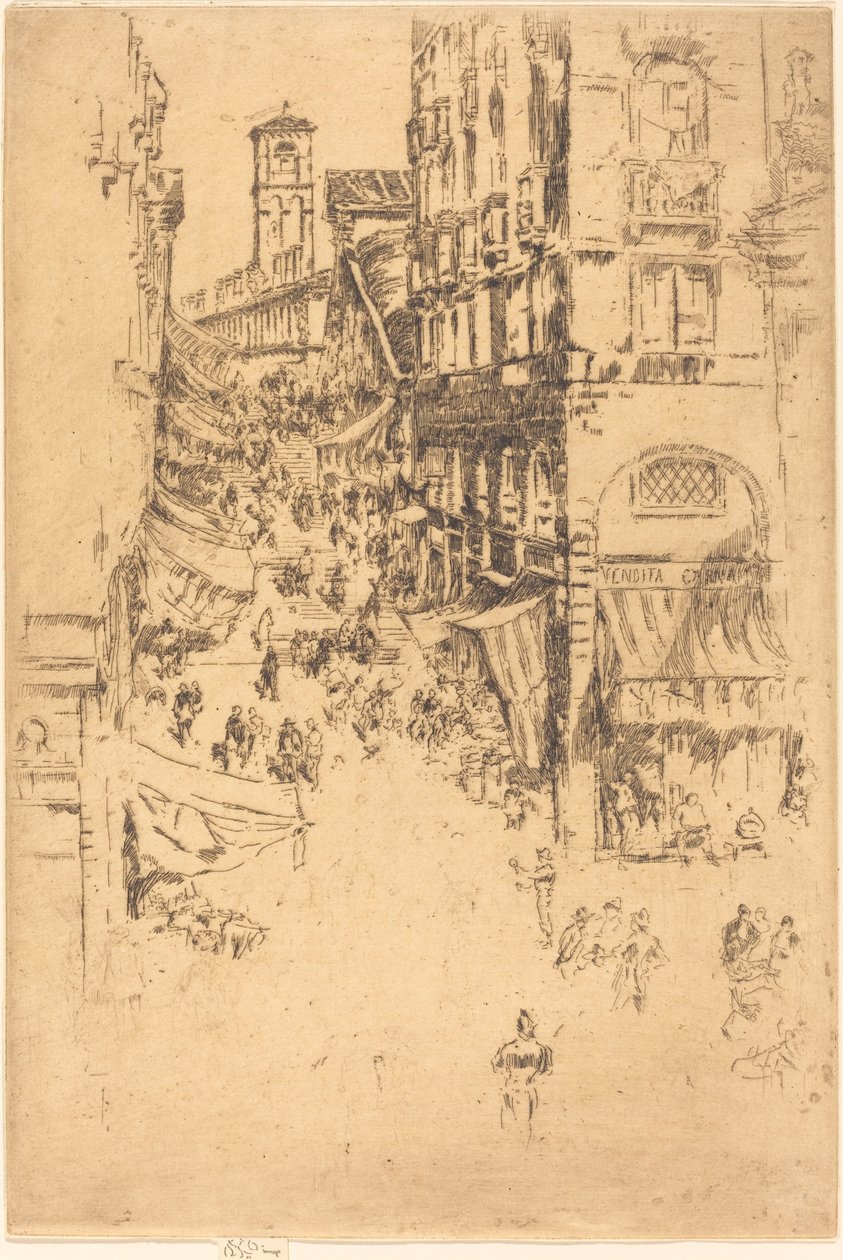 Der Rialto, 1880 von James Abbott McNeill Whistler