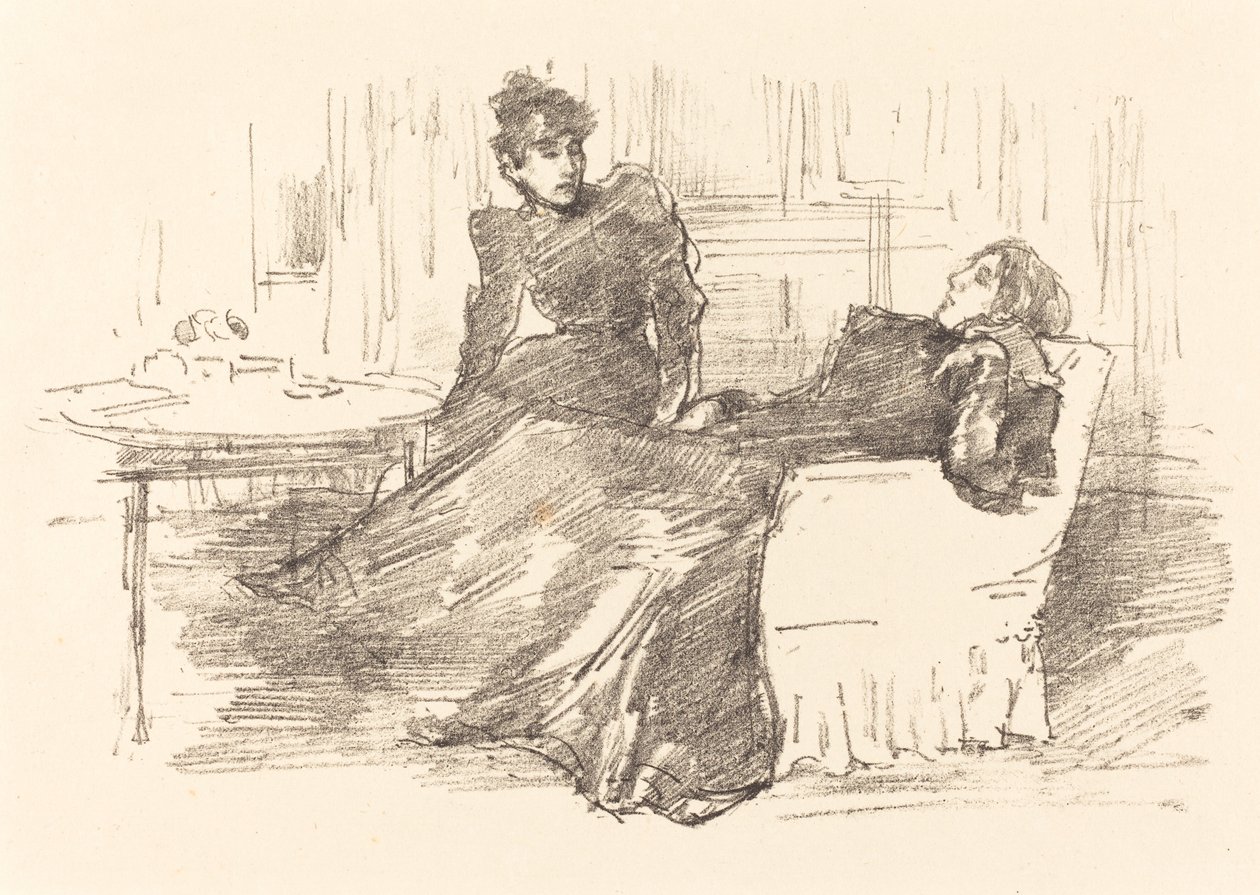Die Schwestern, 1894-1895 von James Abbott McNeill Whistler