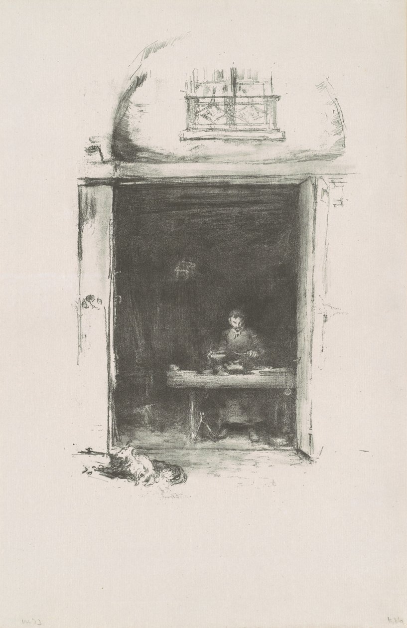 Der Schmied, Passage du Dragon, 1894 von James Abbott McNeill Whistler