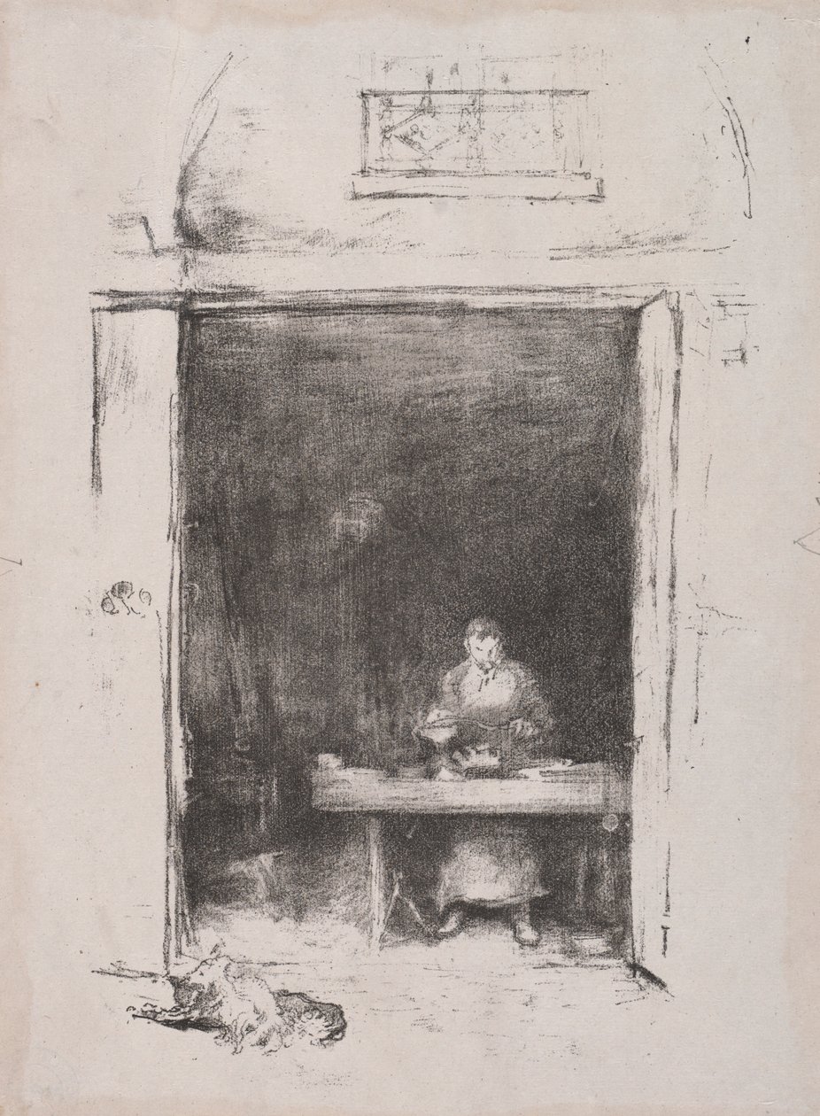 Der Schmied: Passage du Dragon, 1894 von James Abbott McNeill Whistler