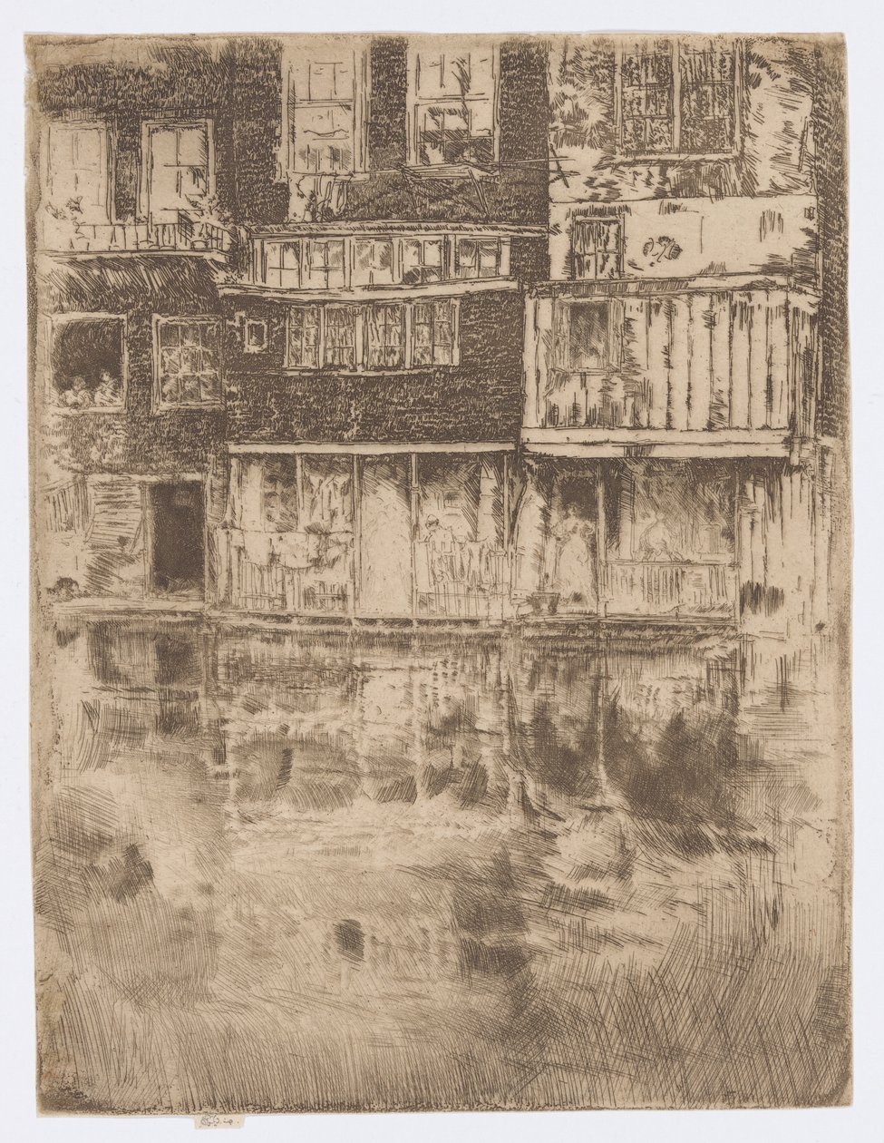 Das quadratische Haus, Amsterdam von James Abbott McNeill Whistler