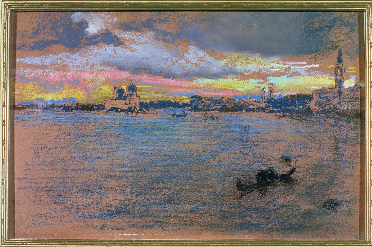 Der Sturm - Sonnenuntergang, 1880 von James Abbott McNeill Whistler