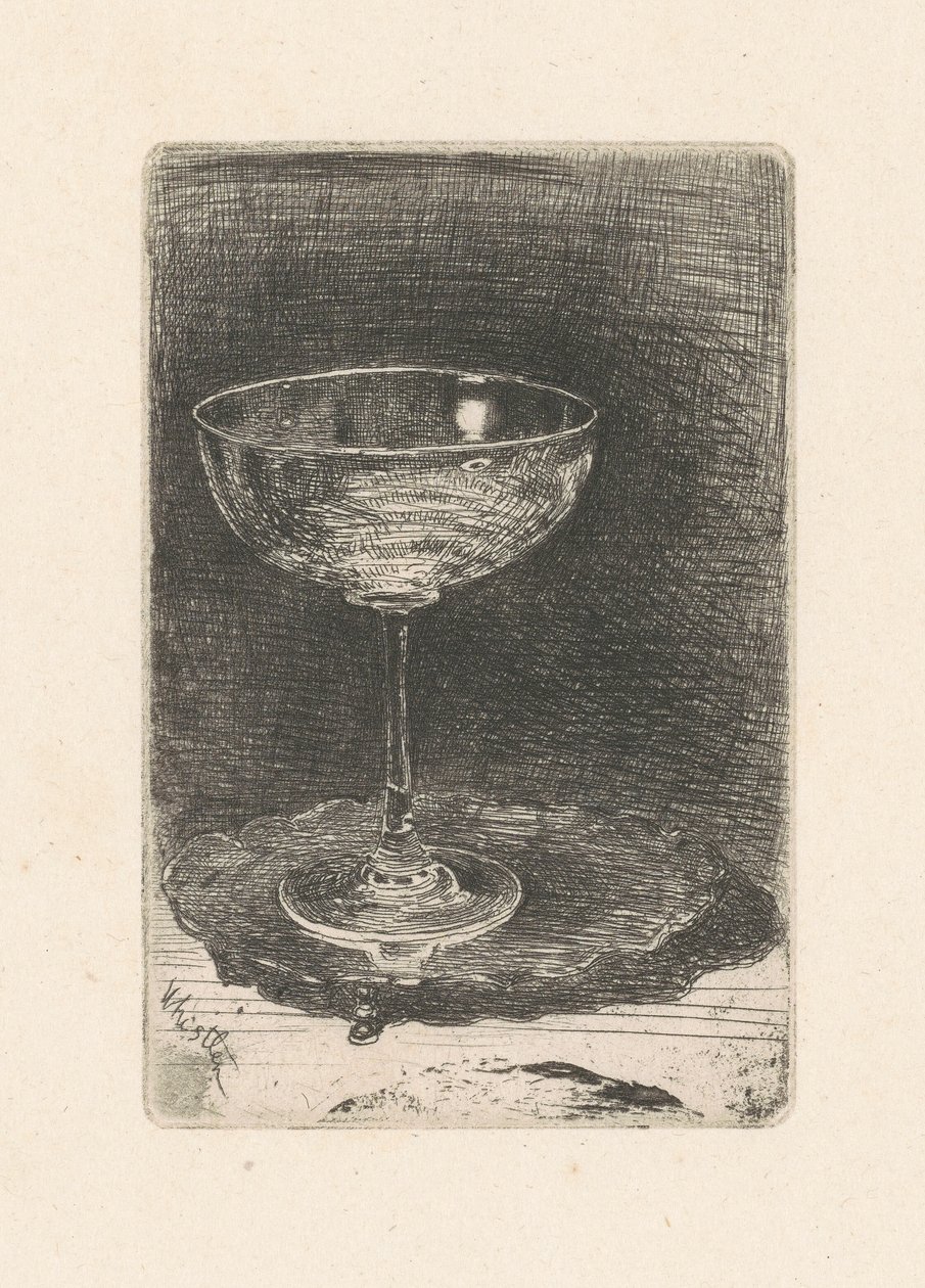 Das Weinglas, 1859 von James Abbott McNeill Whistler