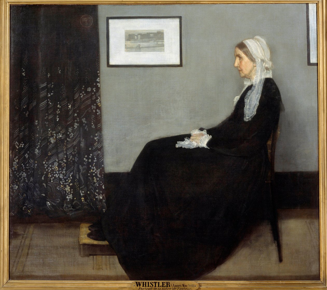 Die Mutter des Künstlers oder Anordnung in Grau und Schwarz Nr. 1 von James Abbott McNeill Whistler