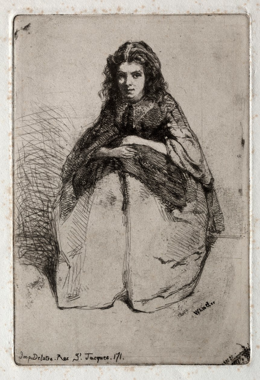 Zwölf Radierungen aus der Natur: Fumette, 1858 von James Abbott McNeill Whistler