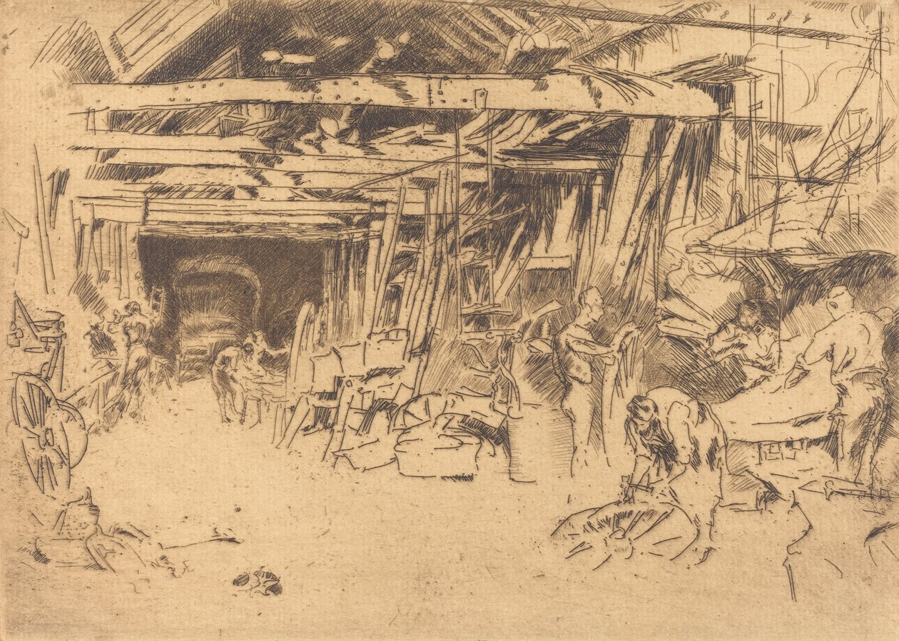 Radmacher, 1879-1880 von James Abbott McNeill Whistler
